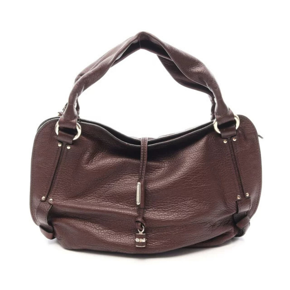 Celine Bittersweet Handbag Leather Brown